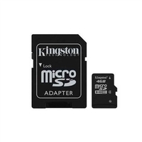 Kingston MicroSDHC 4GB class4 + adapter