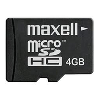 Maxell Micro SDHC 4GB class10 + adapter
