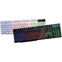 Tastatura USB Gigatech GT-440L Multimedia Led Crna 