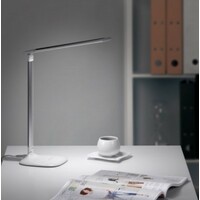 IM892 Led Desk Lamp Silver 6W (Elegant Aluminium/Adapter)