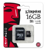 Kingston 16GB UHS-I SDC10G2/16G Class10+Adapter